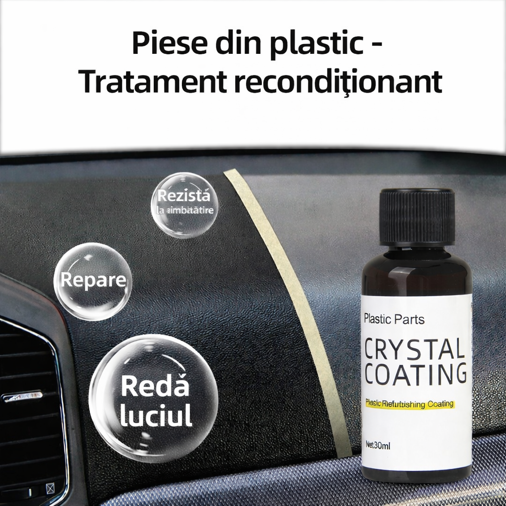 Soluție Profesională pentru Reînnoirea Plasticului Auto – Efect Ca Nou.
